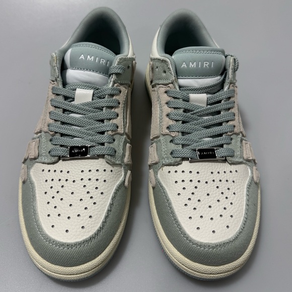 Amiri Skel Low Top Sneakers Mint Green White Women’s Size EU 35/US 5